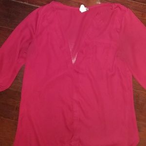 Burgandy dress shirt